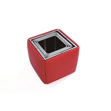 Mini stołek Space Saver 5 w 1 Cube Ottoman